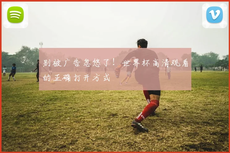 别被广告忽悠了！世界杯高清观看的正确打开方式