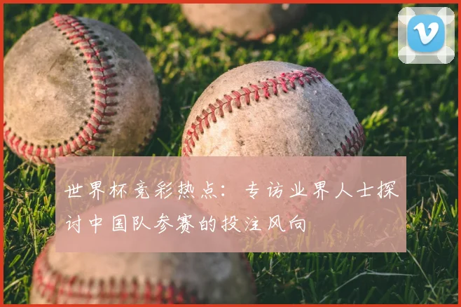 世界杯竞彩热点:专访业界人士探讨中国队参赛的投注风向